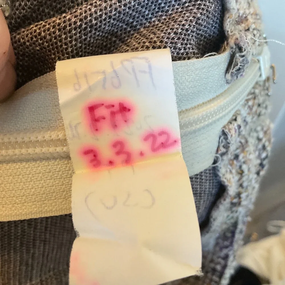 Fate Tweed Trousers Multi-colored Retro Flare Academia Beatnick Preppy Cute Sm - Picture 4 of 6